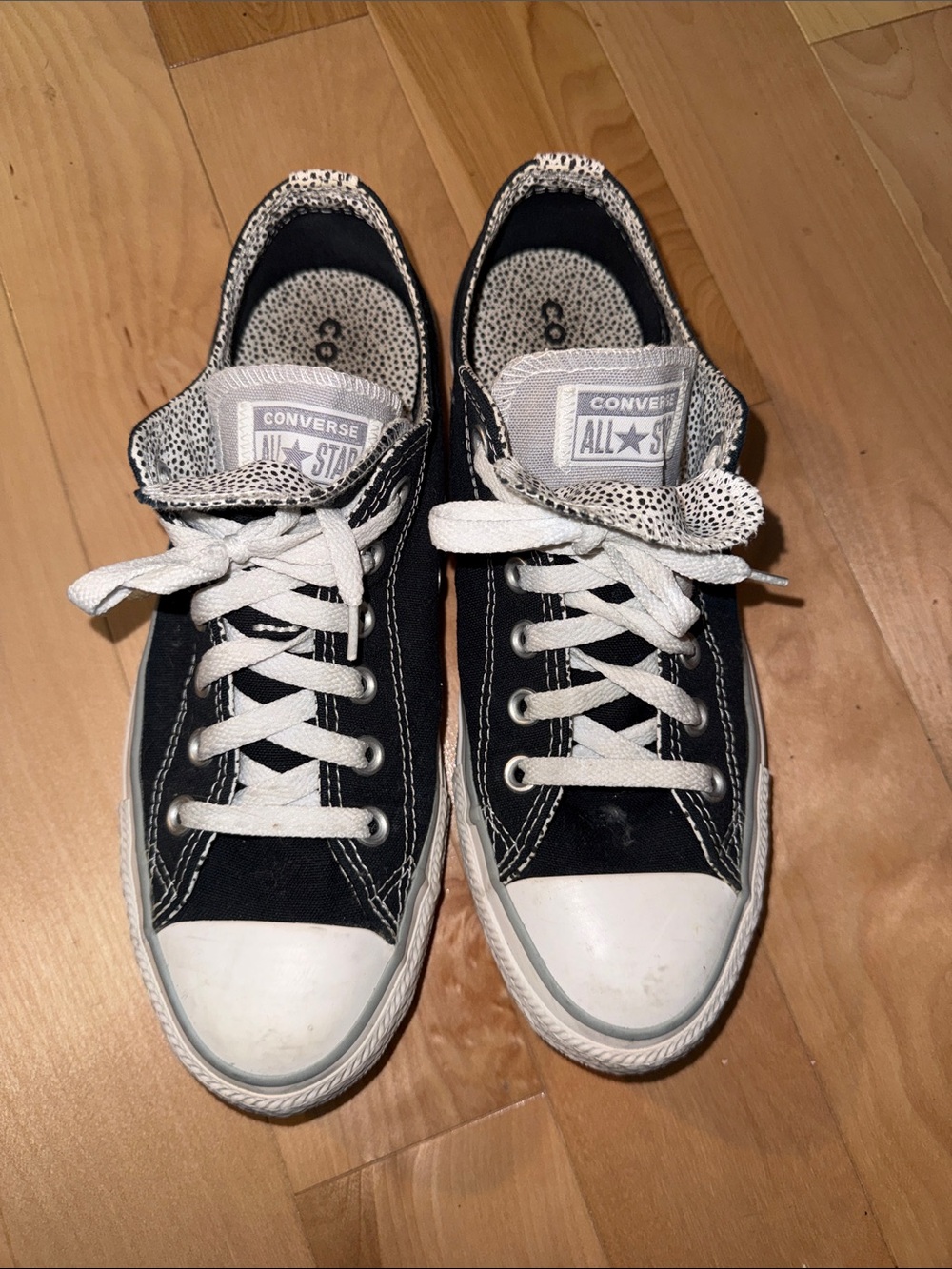 Converse All Star Women's Black Low Top Sneakers 9